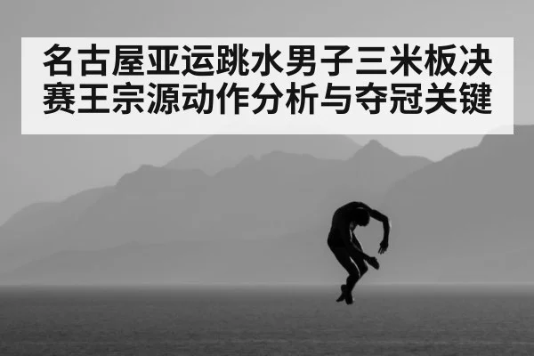名古屋亚运跳水男子三米板决赛王宗源动作分析与夺冠关键